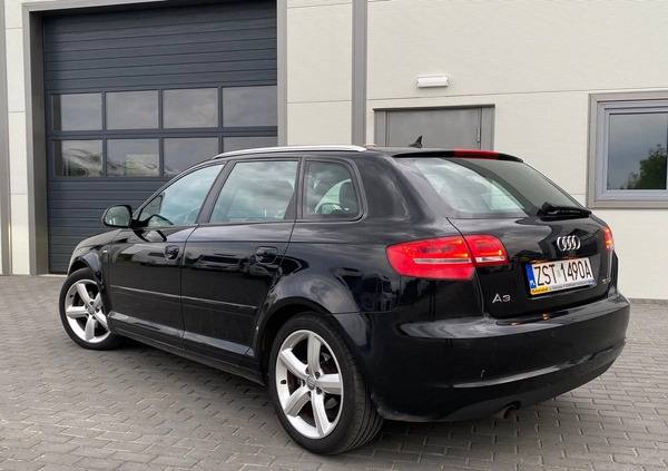 Audi A3 cena 31900 przebieg: 235000, rok produkcji 2009 z Lesko małe 254